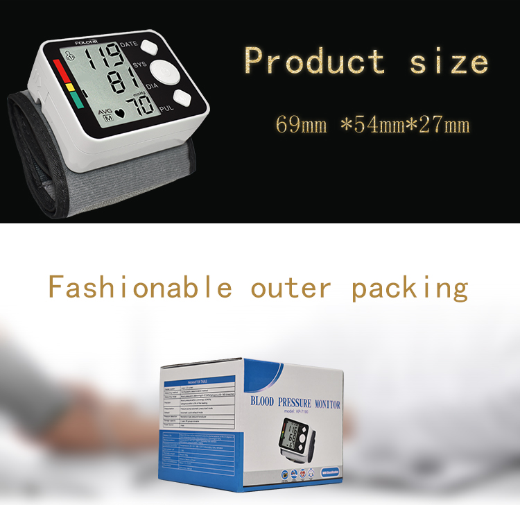 Wrist Blood Pressure Monitor KP-7270: AmperorDirect